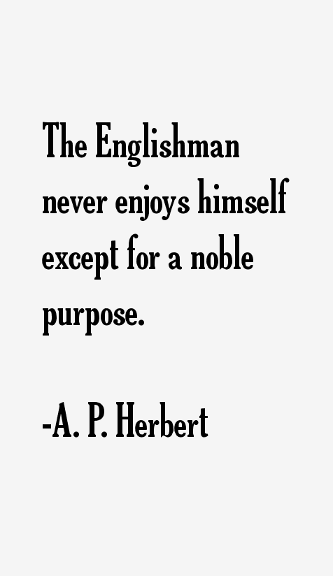 A. P. Herbert Quotes