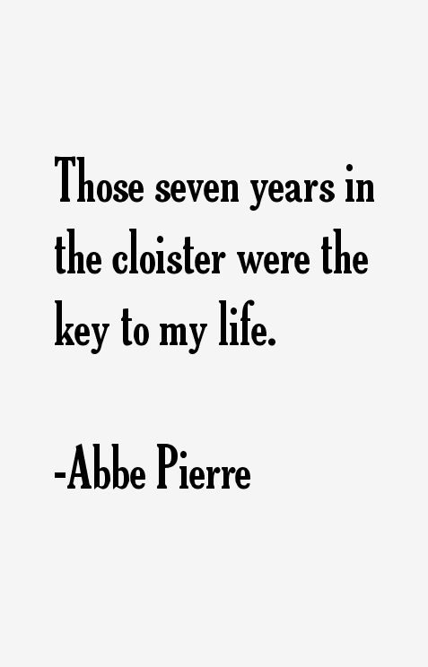 Abbe Pierre Quotes