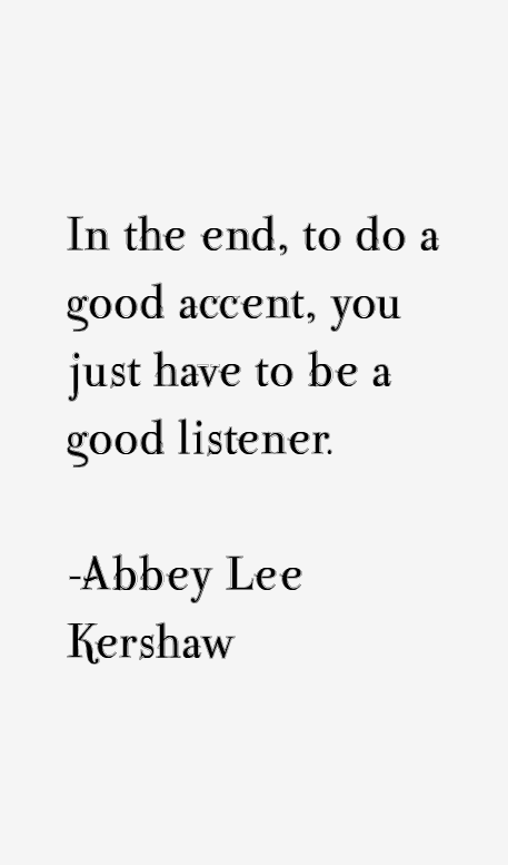 Abbey Lee Kershaw Quotes