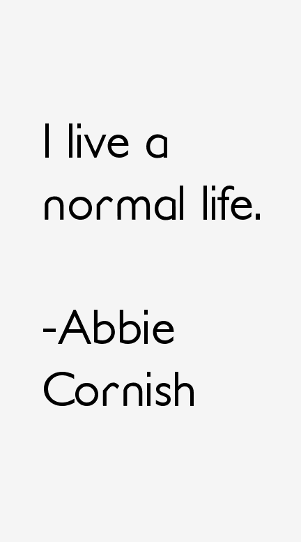 Abbie Cornish Quotes