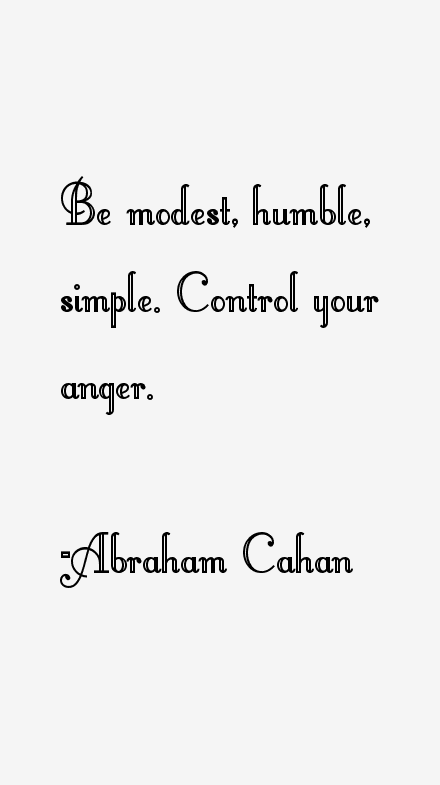 Abraham Cahan Quotes