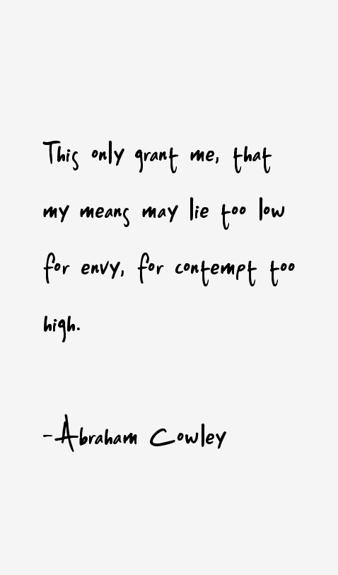 Abraham Cowley Quotes