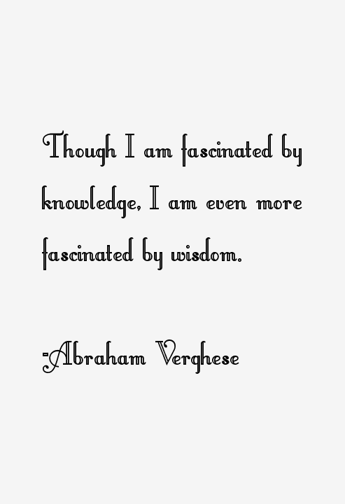 Abraham Verghese Quotes