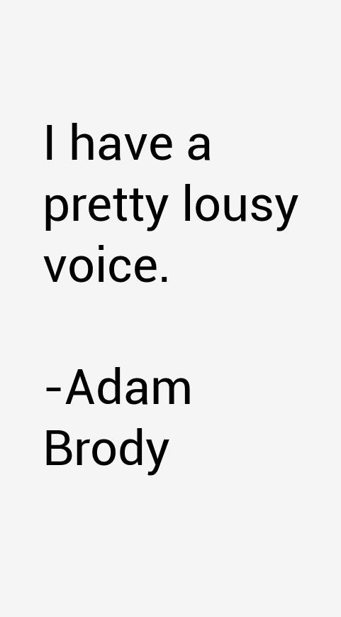 Adam Brody Quotes