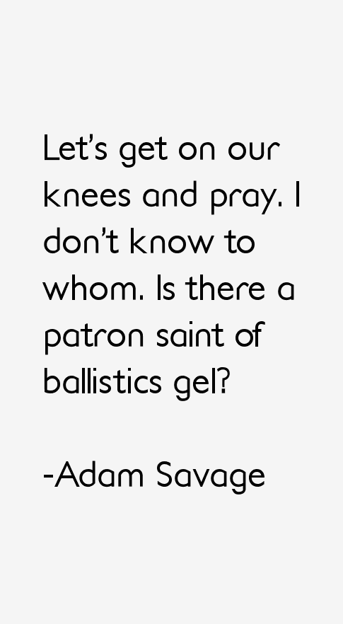 Adam Savage Quotes
