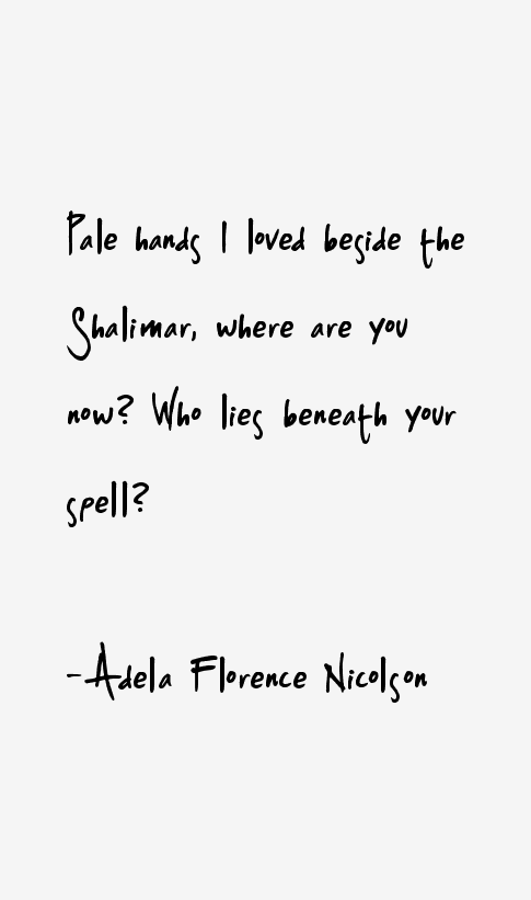 Adela Florence Nicolson Quotes