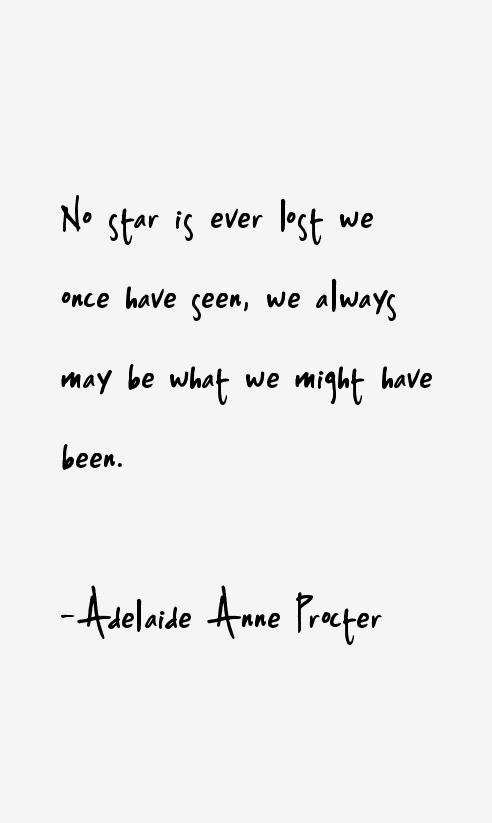 Adelaide Anne Procter Quotes
