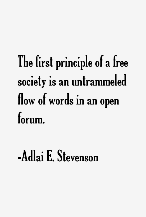 Adlai E. Stevenson Quotes