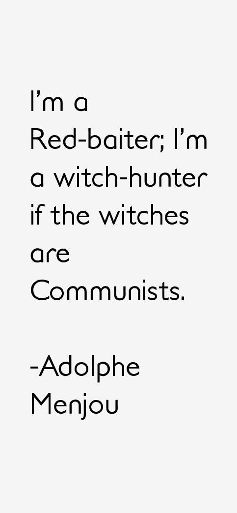 Adolphe Menjou Quotes