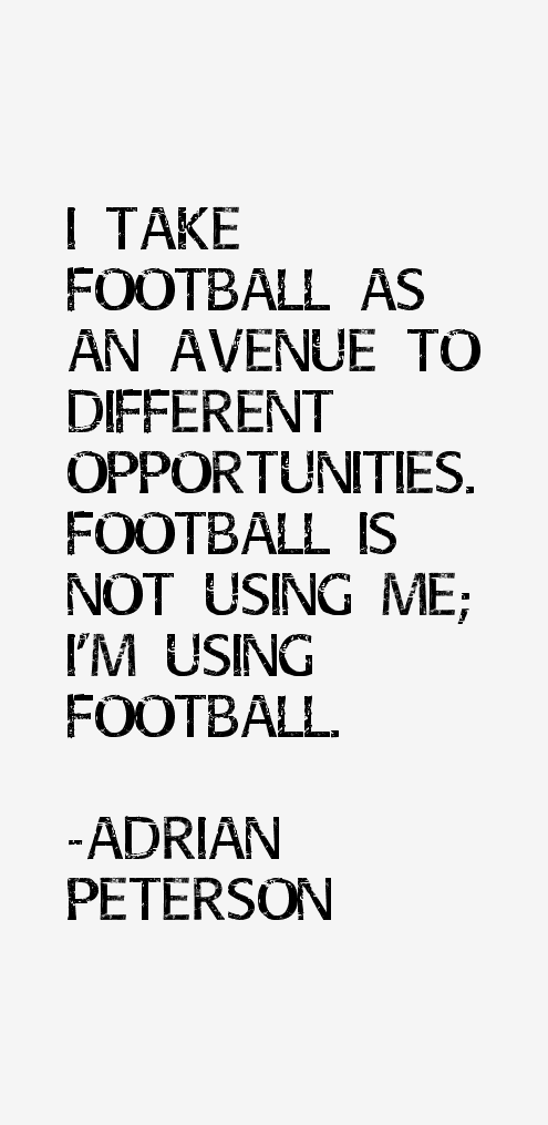 Adrian Peterson Quotes