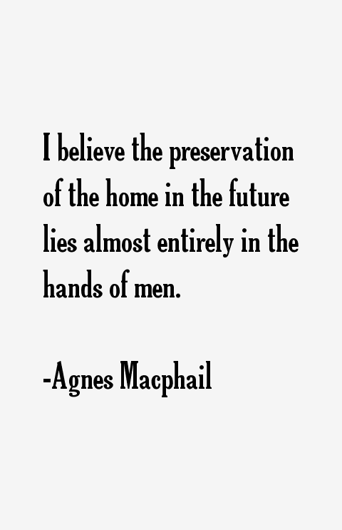Agnes Macphail Quotes