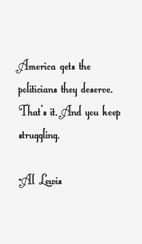 Al Lewis Quotes