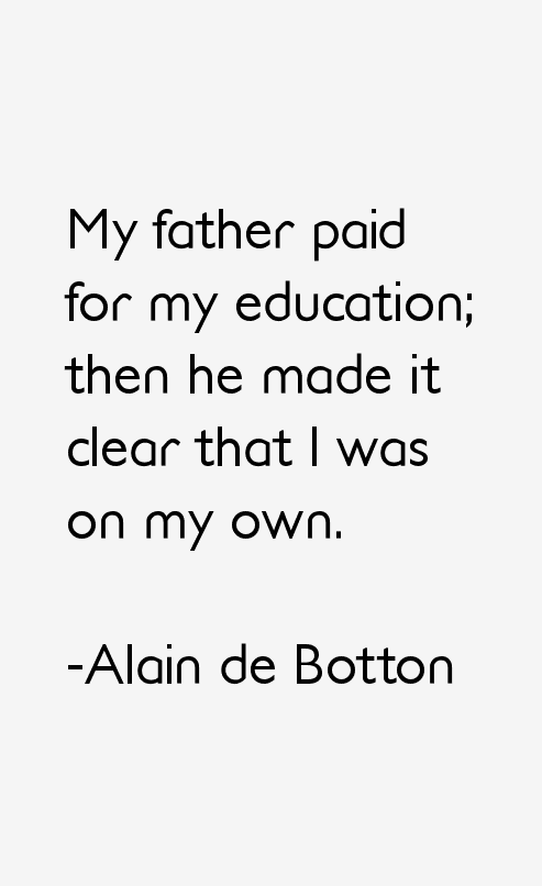 Alain de Botton Quotes