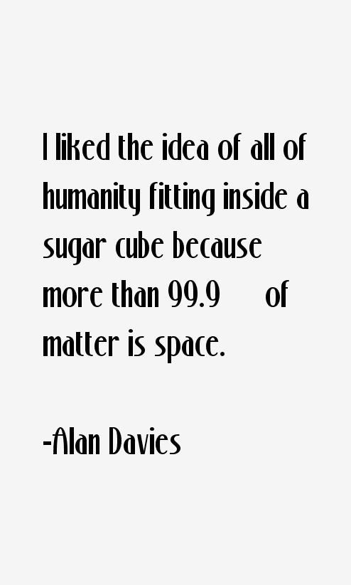 Alan Davies Quotes