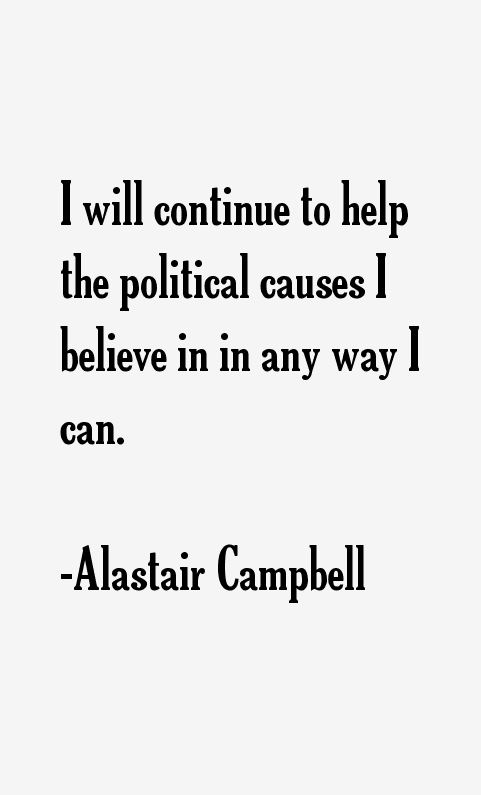 Alastair Campbell Quotes