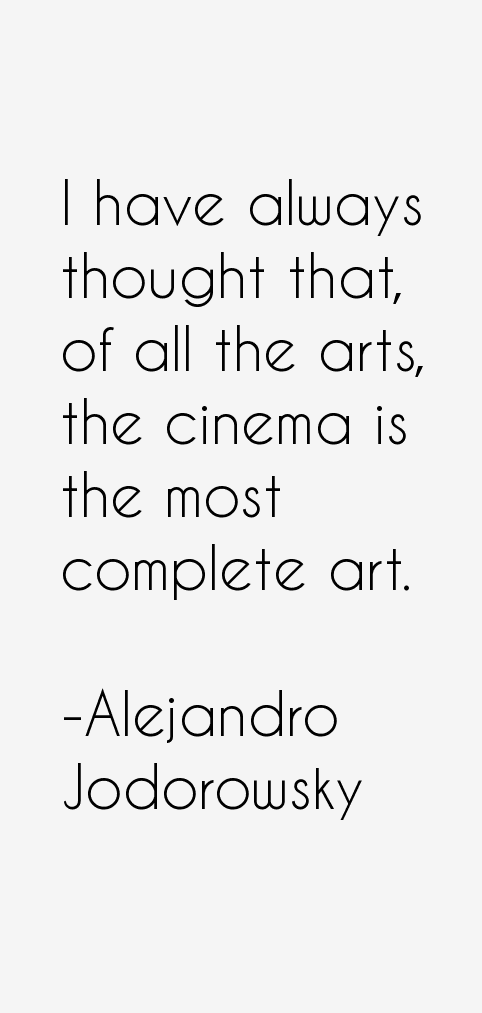 Alejandro Jodorowsky Quotes