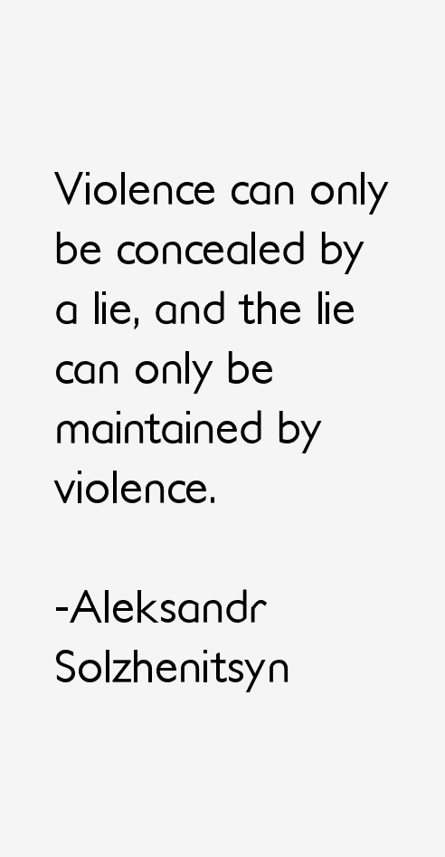 Aleksandr Solzhenitsyn Quotes