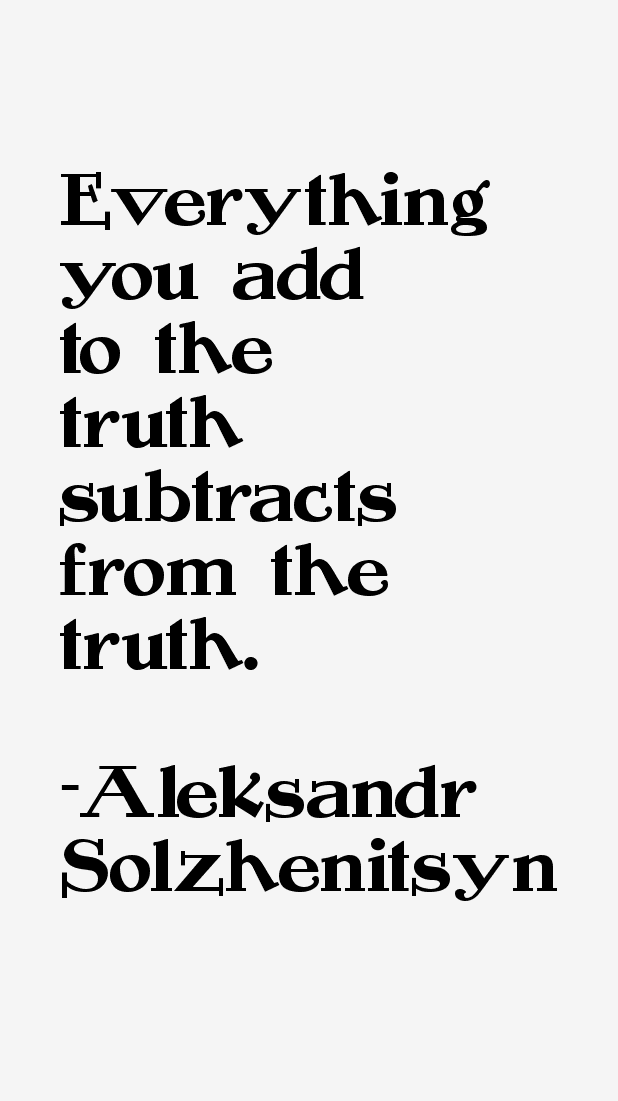 Aleksandr Solzhenitsyn Quotes