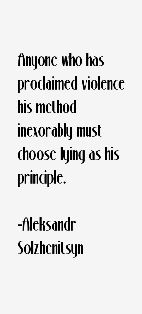 Aleksandr Solzhenitsyn Quotes