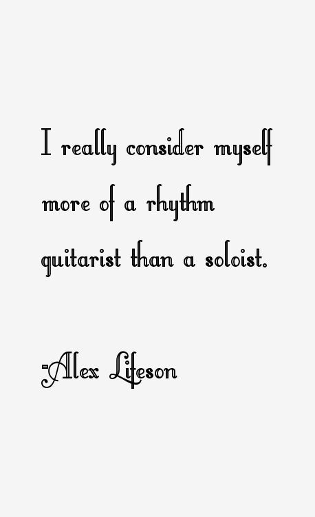 Alex Lifeson Quotes