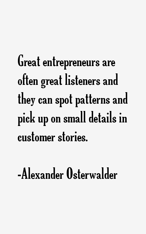 Alexander Osterwalder Quotes