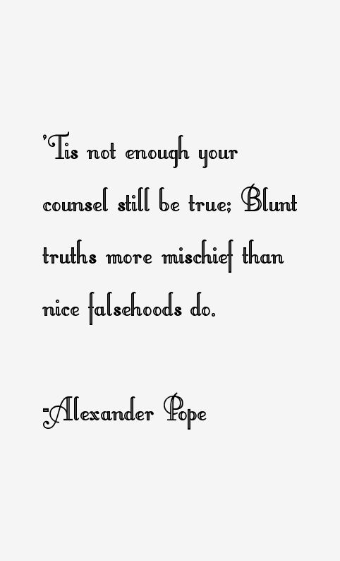 Alexander Pope Quotes