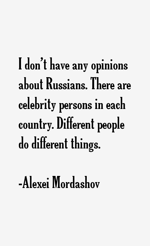 Alexei Mordashov Quotes
