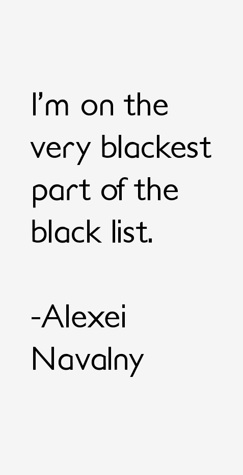 Alexei Navalny Quotes