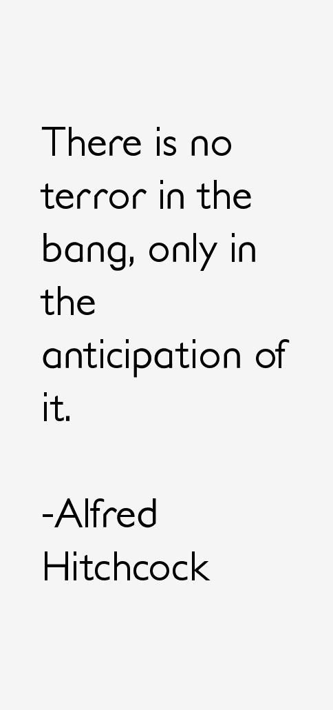 Alfred Hitchcock Quotes
