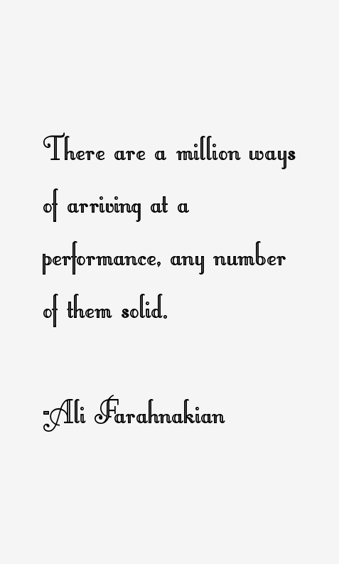 Ali Farahnakian Quotes
