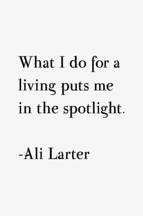 Ali Larter Quotes