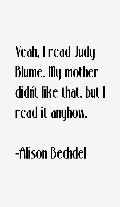 Alison Bechdel Quotes