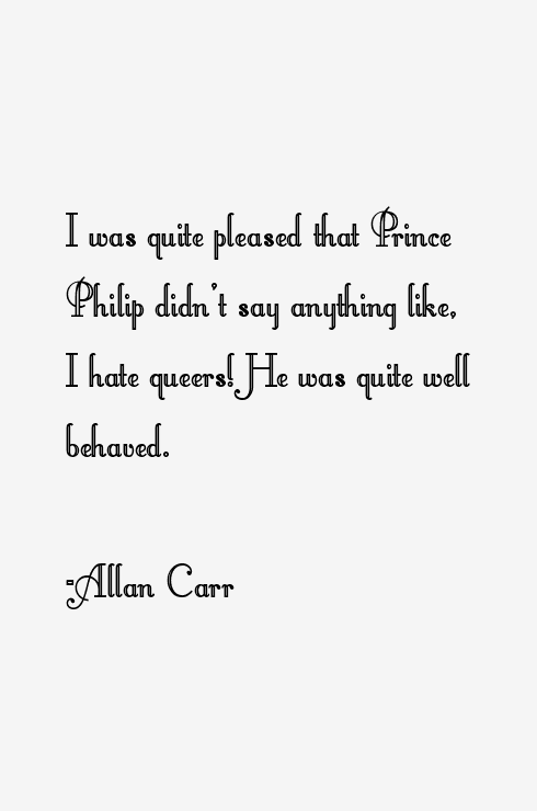 Allan Carr Quotes