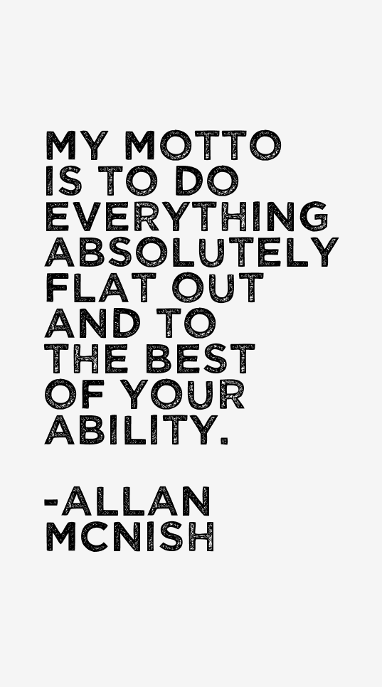 Allan McNish Quotes