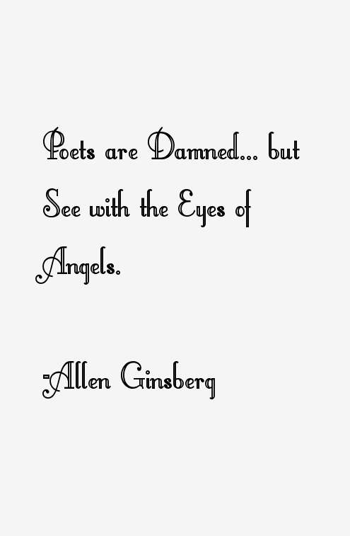 Allen Ginsberg Quotes