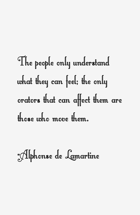 Alphonse de Lamartine Quotes