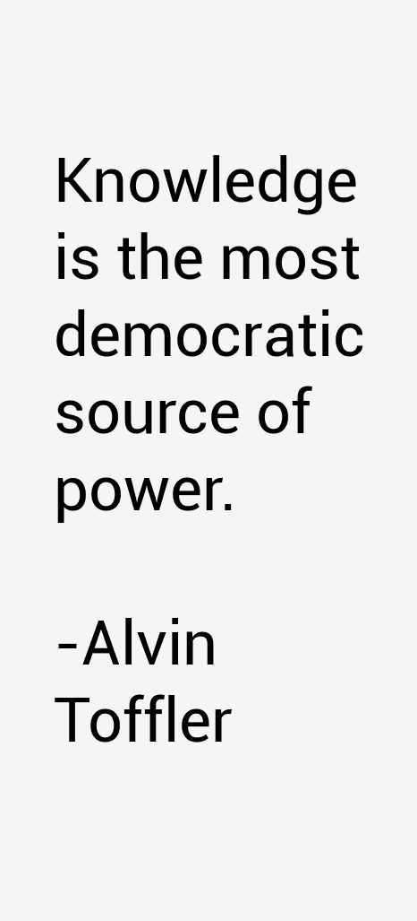 Alvin Toffler Quotes