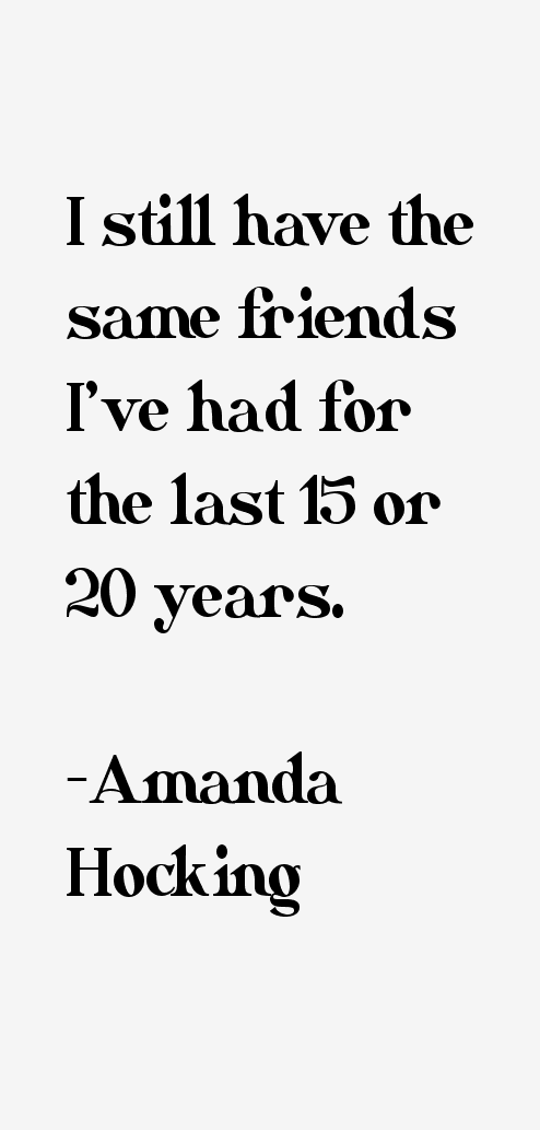 Amanda Hocking Quotes