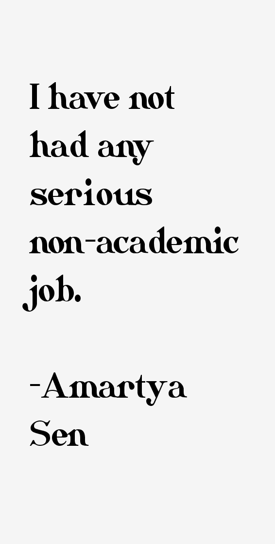 Amartya Sen Quotes