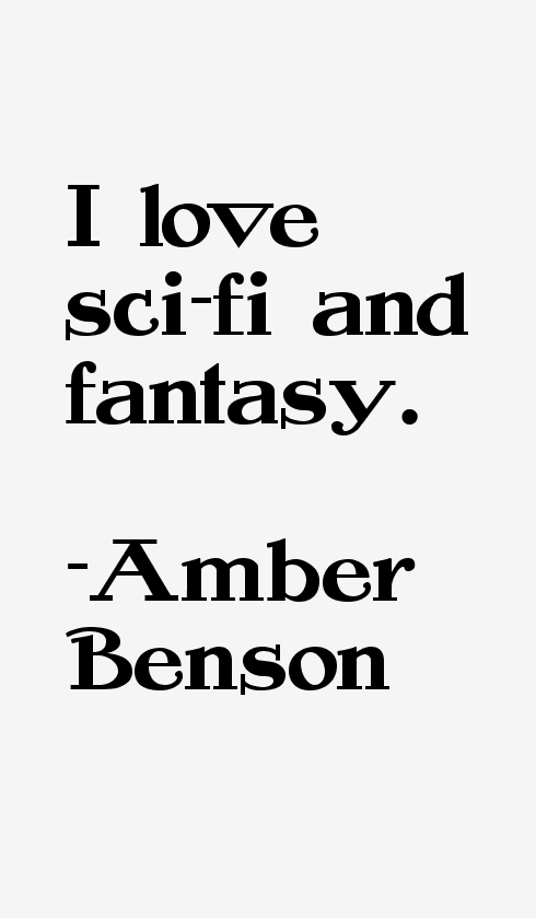 Amber Benson Quotes