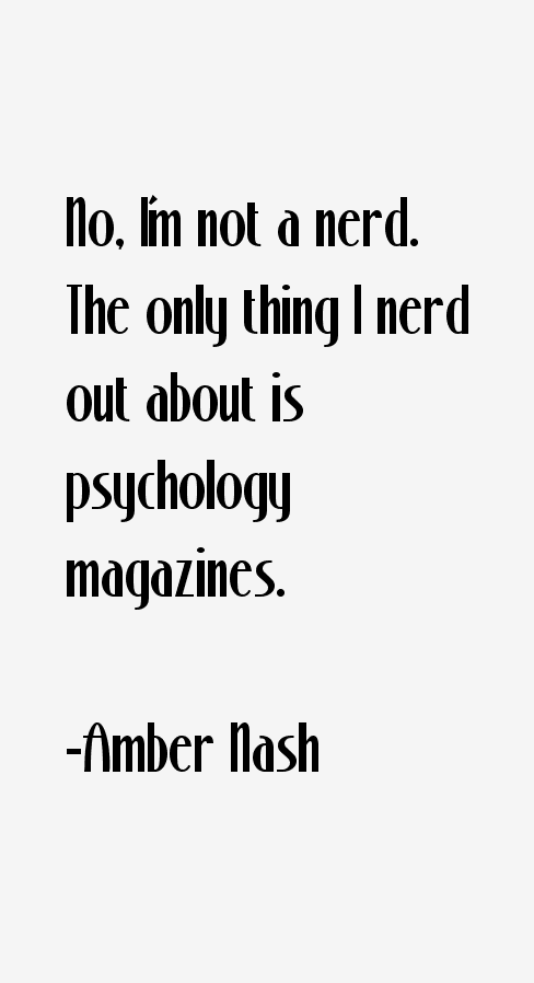 Amber Nash Quotes