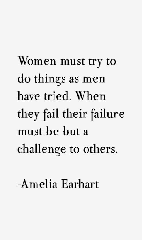 Amelia Earhart Quotes