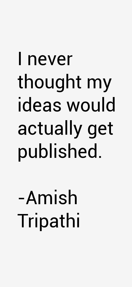 Amish Tripathi Quotes