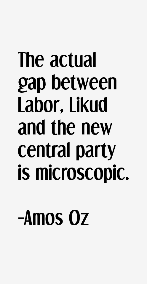Amos Oz Quotes