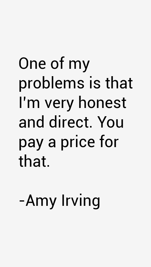 Amy Irving Quotes