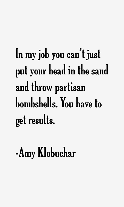 Amy Klobuchar Quotes