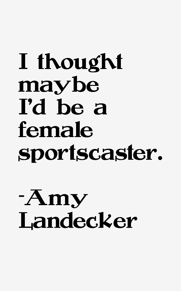 Amy Landecker Quotes