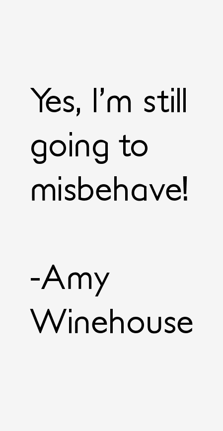 Amy Winehouse Quotes