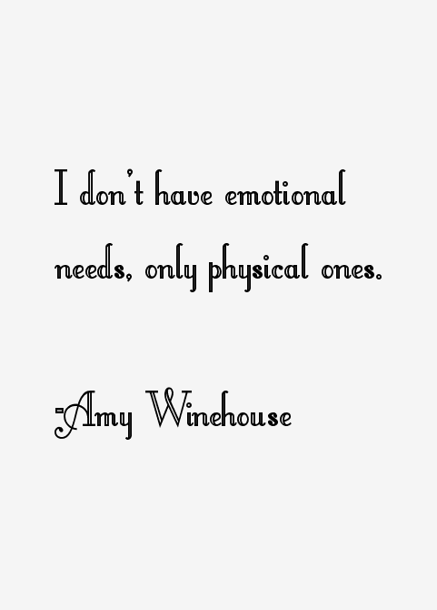 Amy Winehouse Quotes