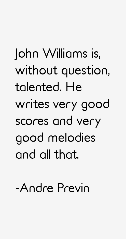 Andre Previn Quotes